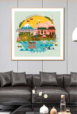 Download file File tranh hiện đại pha lê gương KF71263 (chuẩn in) chất lượng cao