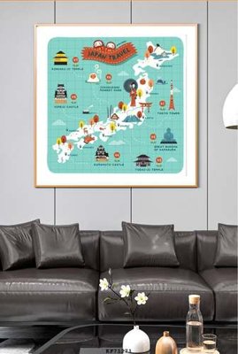 Tải file File tranh hiện đại pha lê gương KF71271 (gốc) chủ đề hoa sen