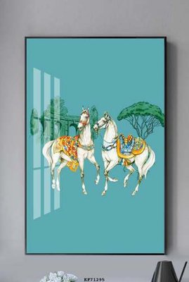 Hình ảnh file gốc in trần nhà File tranh hiện đại pha lê gương KF71295