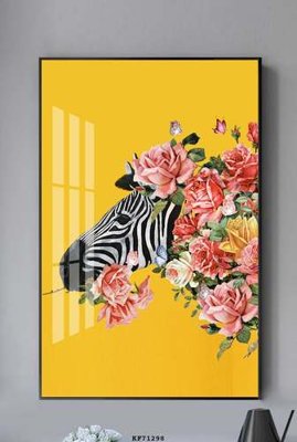 File in ấn cao cấp File tranh hiện đại pha lê gương KF71298 (file gốc)