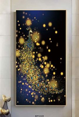 File tranh trang trí File tranh hiện đại pha lê gương KF71329 (file gốc)