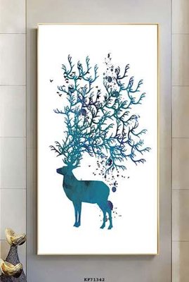 File tranh File tranh hiện đại pha lê gương KF71342 (bản gốc) in canvas