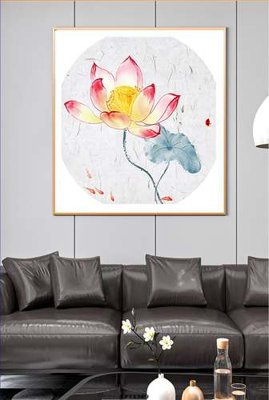 File gốc File tranh hiện đại pha lê gương KF71369 (in lụa) chi tiết cao