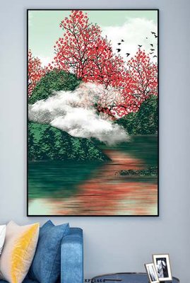 Download file File tranh hiện đại pha lê gương KF71464 (chuẩn in) File tranh hiện đại pha lê gương KF71464