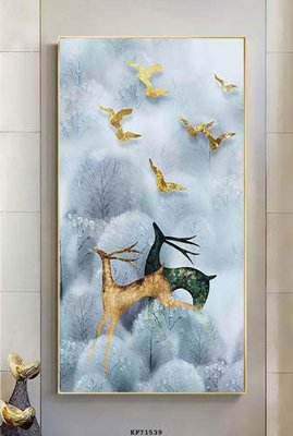 File gốc File tranh hiện đại pha lê gương KF71539 (cho in ấn) từ kho Filetranh