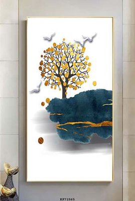 Tải file File tranh hiện đại pha lê gương KF71565 (gốc) chủ đề tâm linh