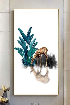 Tải file File tranh hiện đại pha lê gương KF71736 (gốc) làm file thiết kế