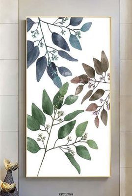 File tranh File tranh hiện đại pha lê gương KF71758 (bản gốc) in lụa 3D