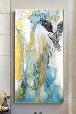 Download file gốc File tranh hiện đại pha lê gương KF71807 (in mica) 3D