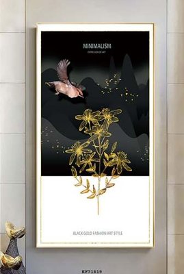 File PSD File tranh hiện đại pha lê gương KF71819 (gốc) nhiều lớp (multi-layer)