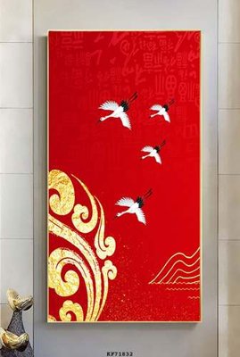 File gốc File tranh hiện đại pha lê gương KF71832 (in ấn) màu sắc trung thực