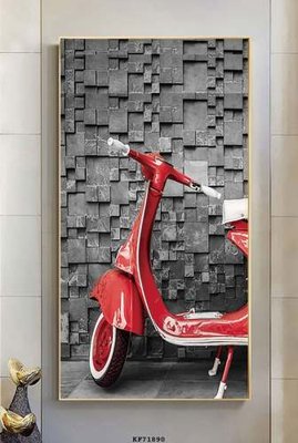 Hình ảnh gốc File tranh hiện đại pha lê gương KF71890 (để in khổ lớn)