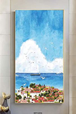 File gốc File tranh hiện đại pha lê gương KF71894 (in mica) làm quà tặng