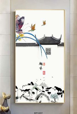 File tranh gốc File tranh hiện đại pha lê gương KF71897 (bản quyền) độc đáo