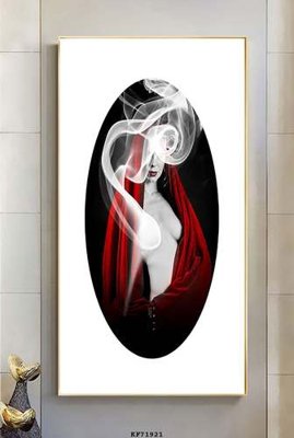 Hình ảnh file gốc File tranh hiện đại pha lê gương KF71921 cho in UV