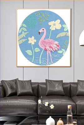 File gốc in tráng gương File tranh hiện đại pha lê gương KF71994 chi tiết