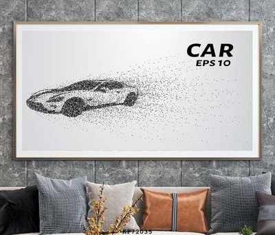 File tranh File tranh hiện đại pha lê gương KF72035 (gốc) chủ đề động vật