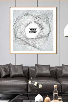 File gốc File tranh hiện đại pha lê gương KF72063 (trang trí) phòng ngủ