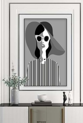 Tải file gốc File tranh hiện đại pha lê gương KF72102 (bản PSD) chỉnh sửa được