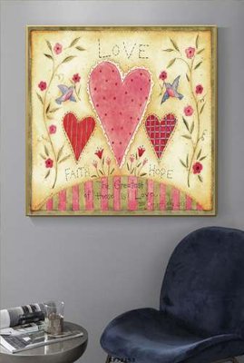 File gốc File tranh hiện đại pha lê gương KF72153 (in ấn) màu sắc trung thực