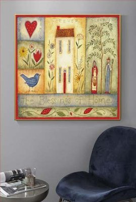 File in trần File tranh hiện đại pha lê gương KF72166 (bản gốc 3D) sống động