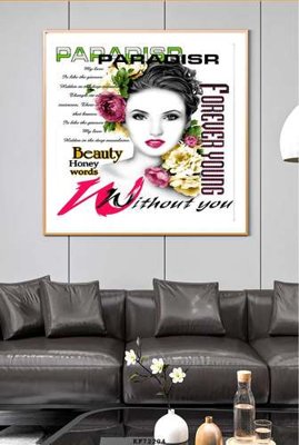 Tải file gốc in lụa File tranh hiện đại pha lê gương KF72204 siêu nét