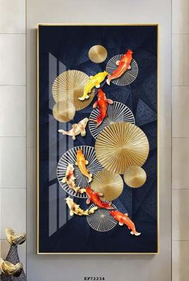 File gốc File tranh hiện đại pha lê gương KF72234 (vector) cho in ấn