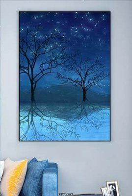 Tải file gốc File tranh hiện đại pha lê gương KF72257 (để in lụa)