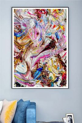 File gốc File tranh hiện đại pha lê gương KF72261 (phong cách) tối giản