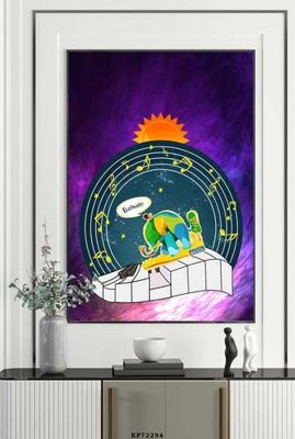 File gốc File tranh hiện đại pha lê gương KF72294 (in 3D) nghệ thuật