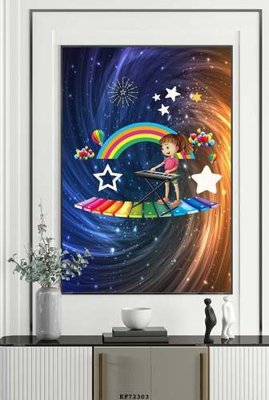 Tải file gốc File tranh hiện đại pha lê gương KF72303 (bản PSD) chỉnh sửa được