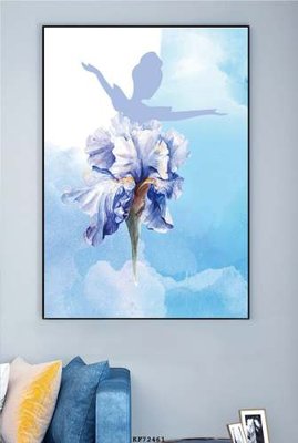 Tải file File tranh hiện đại pha lê gương KF72461 (gốc) làm tranh trang trí