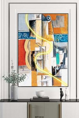 File in lụa File tranh hiện đại pha lê gương KF72636 (phong cảnh) File tranh hiện đại pha lê gương KF72636