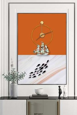 File gốc File tranh hiện đại pha lê gương KF72657 (cho in ấn) độc quyền