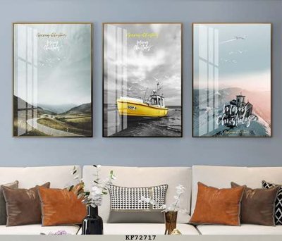 File ảnh File tranh hiện đại pha lê gương KF72717 (gốc) trang trí khách sạn