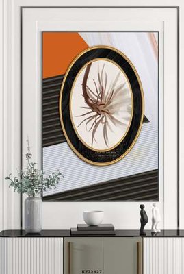 File tranh gốc PSD File tranh hiện đại pha lê gương KF72827 còn nguyên layer