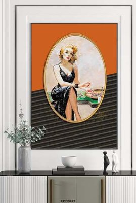 File tranh PSD File tranh hiện đại pha lê gương KF72837 chất lượng cao
