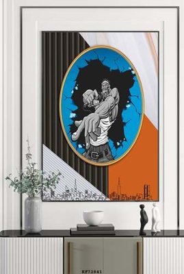 File tranh File tranh hiện đại pha lê gương KF72841 (ảnh gốc) in trần nhà