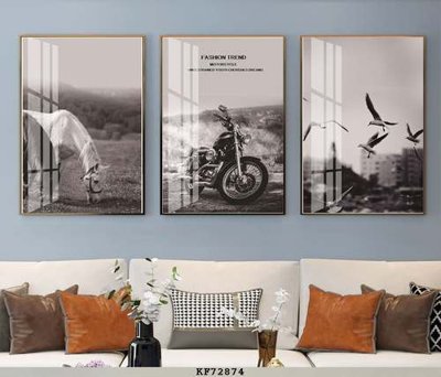 File tranh File tranh hiện đại pha lê gương KF72874 (ảnh gốc) in trần 3D