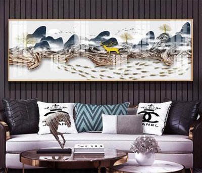 File tranh in tráng gương File tranh hiện đại pha lê gương KF72898 (siêu nét)