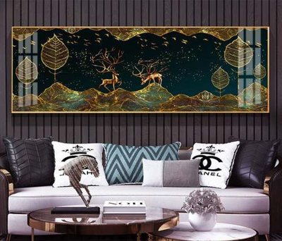 File gốc File tranh hiện đại pha lê gương KF72899 (chuẩn màu) cho in offset