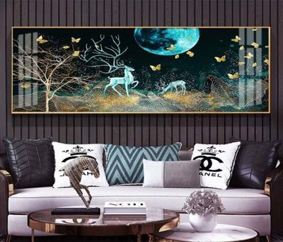 Tải file gốc File tranh hiện đại pha lê gương KF72905 (bản PSD) còn layer