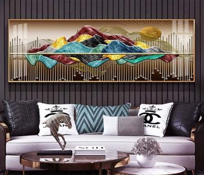 File gốc File tranh hiện đại pha lê gương KF72909 (PSD/TIFF) độ phân giải cao