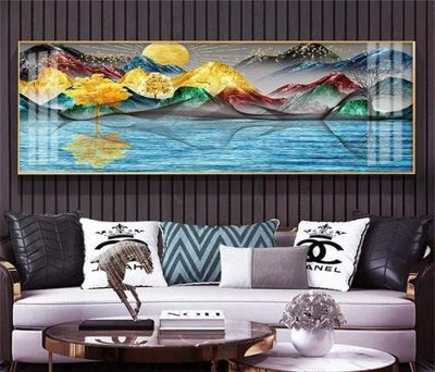 File gốc File tranh hiện đại pha lê gương KF72911 (cho in ấn) độc quyền