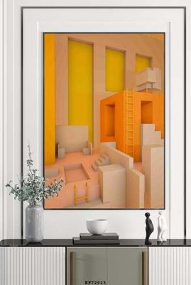 Tải xuống file tranh gốc File tranh hiện đại pha lê gương KF72923 (PSD/TIFF)