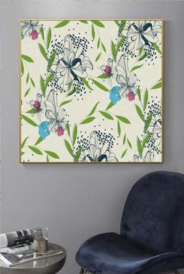 File gốc File tranh hiện đại pha lê gương KF72975 (bản quyền) cho in ấn