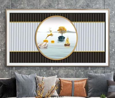 File tranh File tranh hiện đại pha lê gương KF72997 (bản gốc) treo phòng ăn