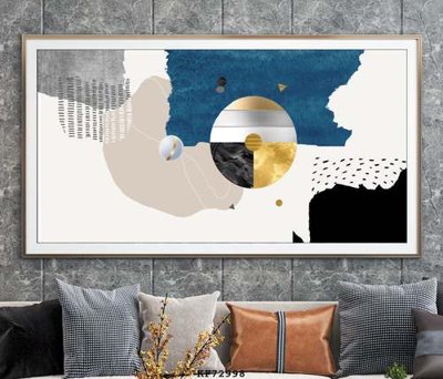 File tranh File tranh hiện đại pha lê gương KF72998 (bản gốc) treo quán cafe