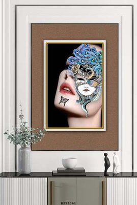 File PSD File tranh hiện đại pha lê gương KF73041 (gốc) cho designer