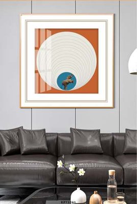 File in trần File tranh hiện đại pha lê gương KF73121 (bản gốc) hoa văn